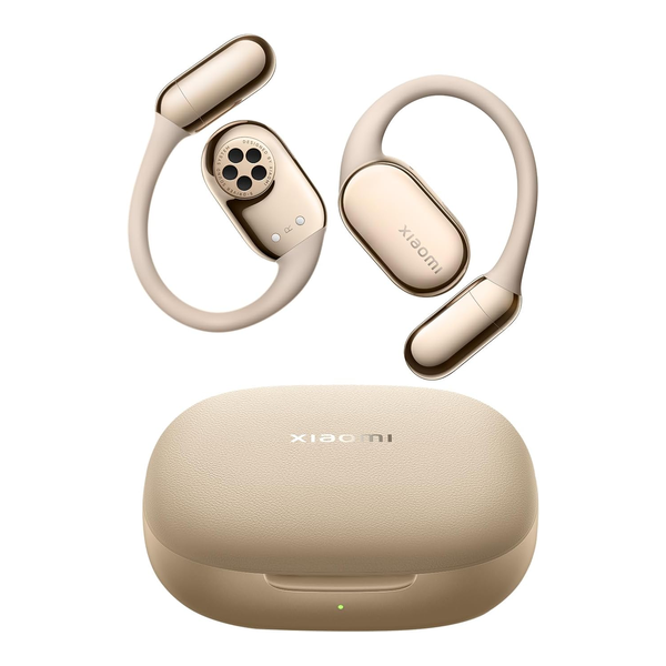 Xiaomi Audio Sand Gold Xiaomi OpenWear Stereo Pro Workout Earbuds All-Day Comfort & Secure Fit 8.5h/45h Long Battery Life Anti-Sound-Leakage Independent Spatial Audio with Head Tracking Hi-Res Audio certification