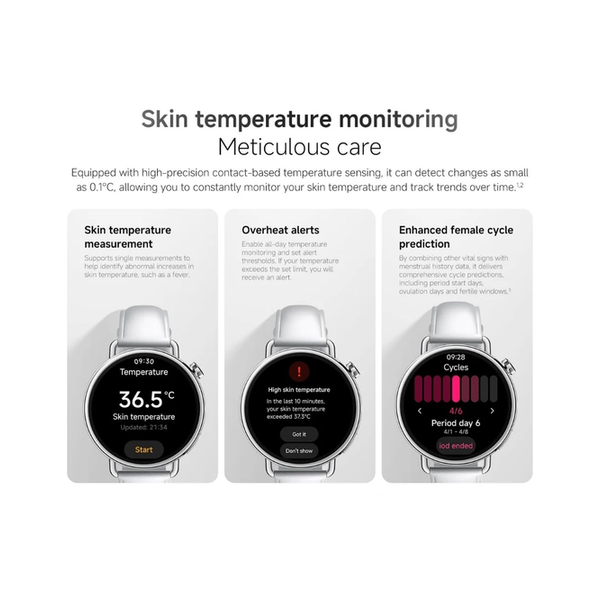 Xiaomi Jewelry Brand New / 1 Year Xiaomi Watch S4 41mm AMOLED display with a Slim, Elegant Design, Strap White