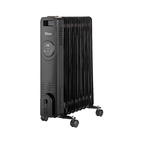 Zilan Household Appliances Black / Brand New / 1 Year Zilan, Electric Oil Filled Heater, 11 Fins, 3 Power Mode, 2000W - ZLN8436