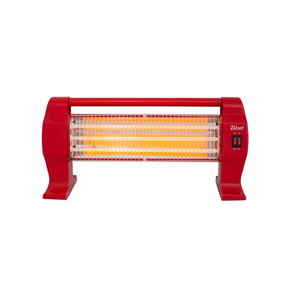 Zilan Household Appliances Red / Brand New / 1 Year Zilan, Electric Quartz Heater - ZLN1084