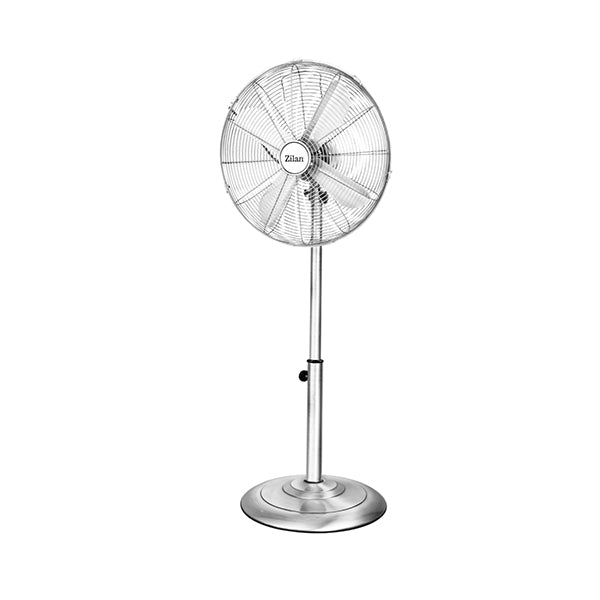 Zilan Household Appliances Silver / Brand New / 1 Year Zilan Metal Stand Fan 16-Inch, 3 Speeds - ZLN1112