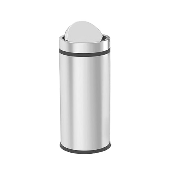 Zilan Household Supplies Silver / Brand New Zilan Dustbin 16L Swing Top LID Inox - ZLN4599