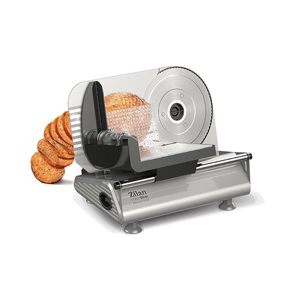 Zilan Kitchen & Dining Silver / Brand New / 1 Year Zilan, Electric Meat and Cheese Slicer 150W - ZLN3376