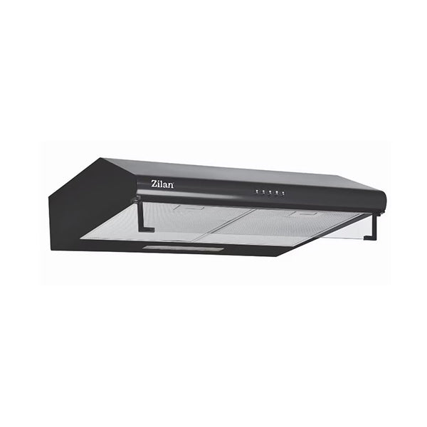 Zilan Kitchen & Dining Black / Brand New / 1 Year Zilan Kitchen Hood Electric 60Cm, 2X95W, 500M3/H, 3 Speed Levels, Double Engine - ZLN6201