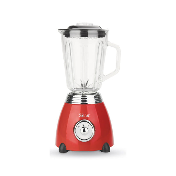 Zilan Kitchen & Dining Red / Brand New / 1 Year Zilan, Retro Blender 1.5L, 500W, 2 Speeds - ZLN7057