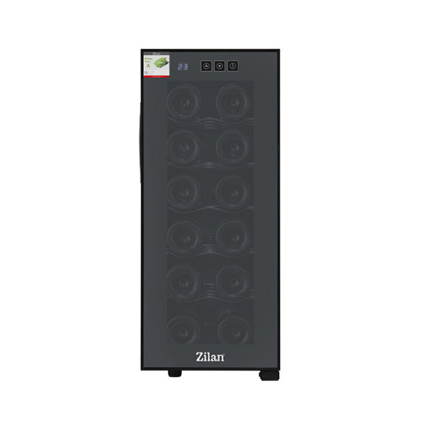 Zilan Kitchen & Dining Black / Brand New / 1 Year Zilan, Wine Cooler, 12 Bottles, 50W - ZLN4681