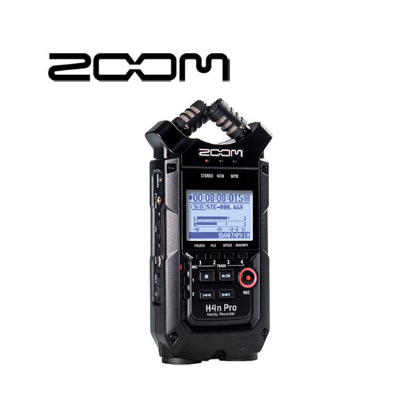 Zoom Audio Black / Brand New Zoom, H4n Pro 4-Input / 4-Track Portable Handy Recorder with Onboard X/Y Mic Capsule
