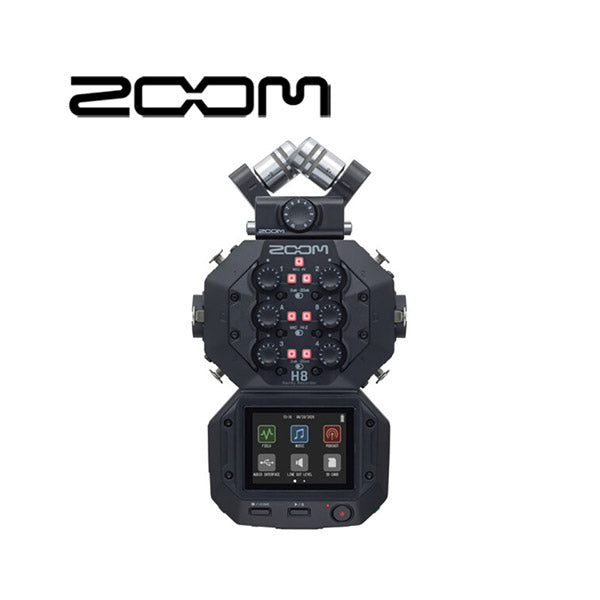 Zoom Audio Black / Brand New Zoom, H8 8-Input / 12-Track Portable Handy Recorder