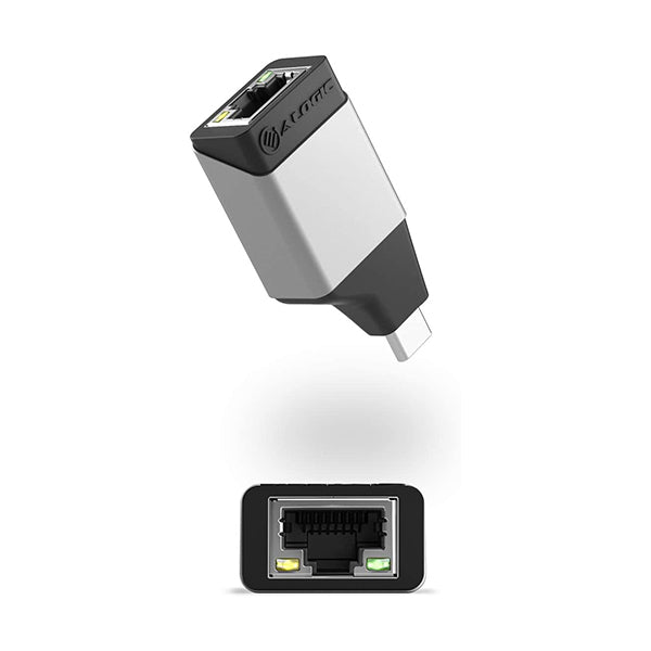 ALOGIC Adapters & Gender Changers Grey / Brand New / 1 Year ALOGIC USB-C to Gigabit Ethernet Mini Adapter,RJ45 Port, Supports 10/100/1000Mbps network connections, Compatible for iPad Pro, Macbook Pro, Samsung Galaxy, Pixel, MacBook Air, Surface, iPad and More