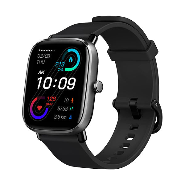 Amazfit Smartwatch, Smart Band & Activity Trackers Midnight Black / Brand New / 1 Year Amazfit GTS 2 Mini Smart Watch with 1.55" AMOLED Display, SpO2 Level Measurement, 14-21 Days' Battery Life, 70+ Sports Modes, Built-in Amazon Alexa & GPS, HR, Sleep & Stress Monitoring