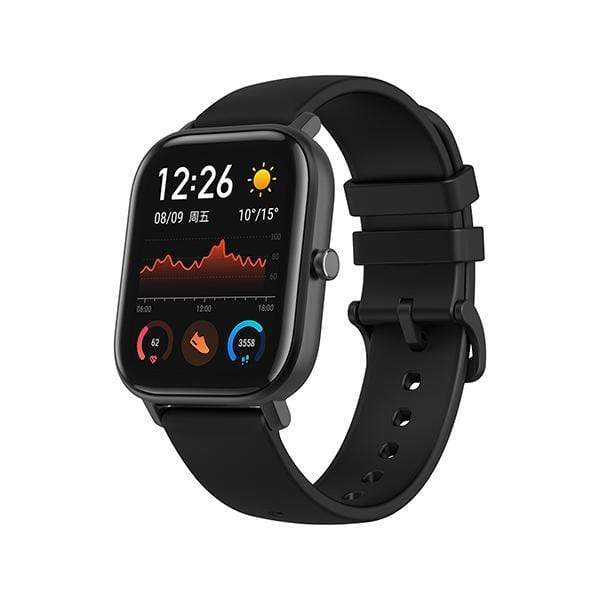 Xiaomi Smartwatch, Smart Band & Activity Trackers Black Amazfit GTS by Huami with 20-Day Battery Life, 24/7 Heart Rate and Acticity Tracking 1.3 Inch Amoled Touchscreen Ip68