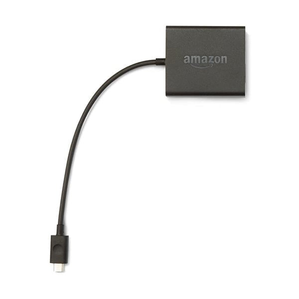 Amazon Networking Black / Brand New / 1 Year Amazon Ethernet Adapter for Amazon Fire TV Devices