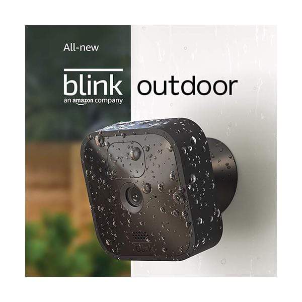 Amazon Security & Surveillance Systems Black / Brand New / 1 Year All-new Blink Outdoor – wireless, weather-resistant HD security camera with two-year battery life and motion detection – 1 camera kit