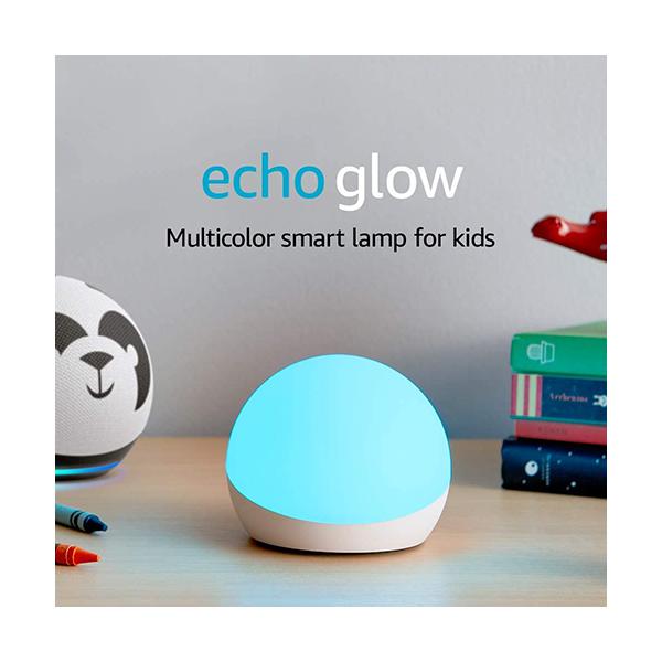 Amazon Smart Lamps Echo Glow - Multicolor smart lamp for kids, a Certified for Humans Device – Requires compatible Alexa device