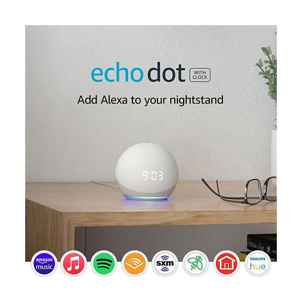 Amazon Smart Speakers Glacier White / Brand New / 1 Year Echo Dot (4th Gen) | Smart Speaker with Clock and Alexa