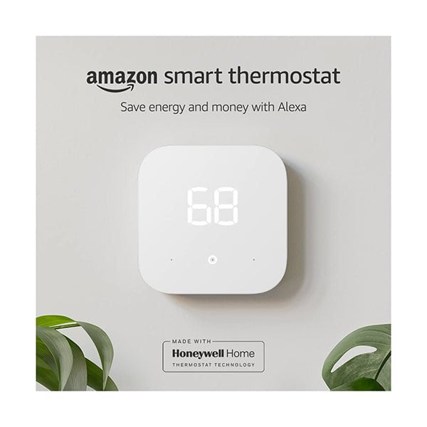 Amazon Smart Thermostats White / Brand New / 1 Year Amazon Smart Thermostat – ENERGY STAR certified, DIY install, Works with Alexa