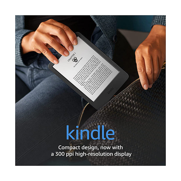 2022 Black Kindle with 6'' High Resolution Display