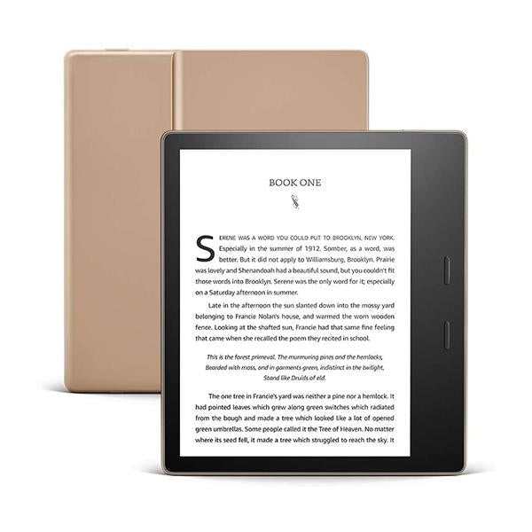 Amazon Tablets Champagne Gold / Brand New / 1 Year Kindle Oasis 32GB – Now with Adjustable Warm Light