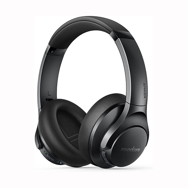 Anker Headsets & Earphones Black / Brand New Soundcore by Anker Life Q20+ Active Noise Cancelling Headphones, 40H Playtime, Hi-Res Audio, App, Connect to 2 Devices, Memory Foam Earcups, Bluetooth Headphones for Travel, Home Office