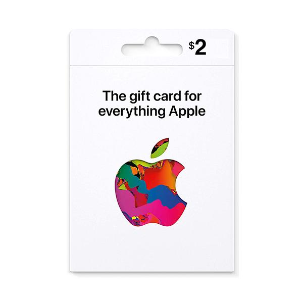 Apple Apple iTunes Gift Cards USA Apple Gift Card 2 USD - App Store, iTunes, iPhone, iPad, AirPods, MacBook, accessories and more