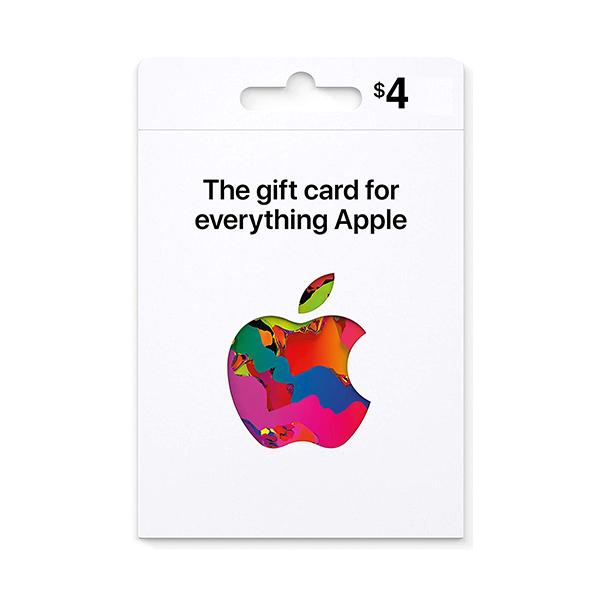 Apple Apple iTunes Gift Cards Apple Gift Card 4 USD - USA
