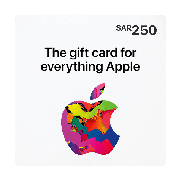 Apple Apple iTunes Gift Cards Apple Gift Card SAR 250 - KSA