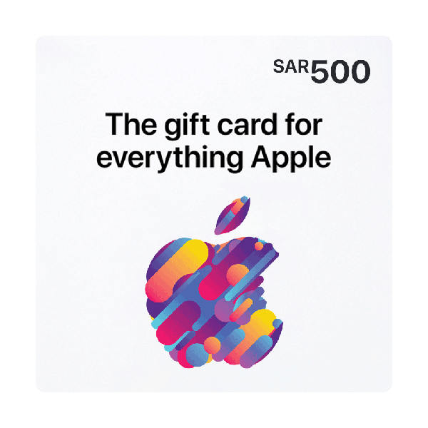 Apple Apple iTunes Gift Cards Apple Gift Card SAR 500 - KSA