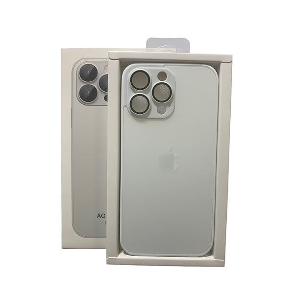 Apple Mobile Covers White / Brand New iPhone 14 Pro Max AG Glass Case, with Glasses on Cameras