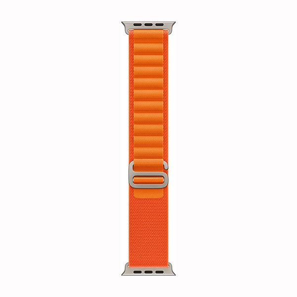 Apple Smartwatch & Smart Band Accessories Orange Apple Watch Band - Alpine Loop (49mm) - Medium