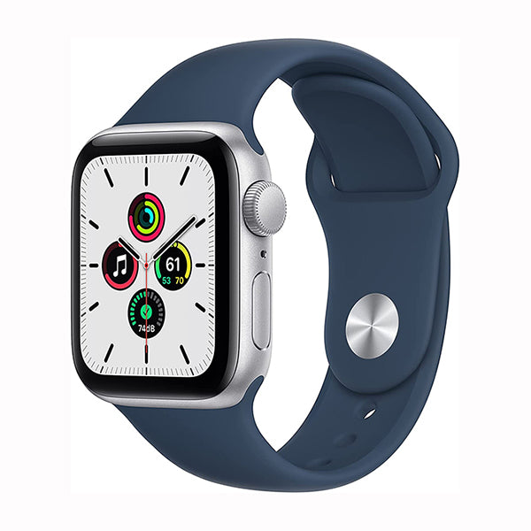 Apple Smartwatch, Smart Band & Activity Trackers Blue / Brand New / 1 Year Apple Watch SE (Gen 1) [GPS 40mm] Smart Watch Aluminium Case with Midnight Sport Band. Fitness & Activity Tracker, Heart Rate Monitor, Retina Display, Water Resistant