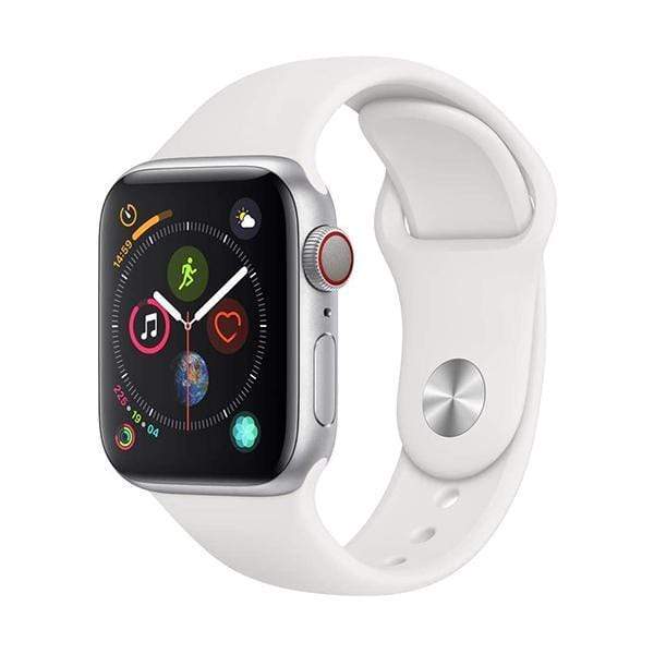 Apple Smartwatch, Smart Band & Activity Trackers Silver Apple Watch Series 4, 44mm, GPS, Aluminum Case with Sport Band, watchOS 5