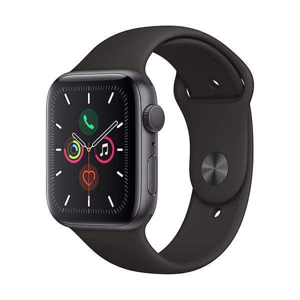 Apple Smartwatch, Smart Band & Activity Trackers Space Gray Apple Watch Series 5, 44mm, GPS, Aluminum Case with Sport Band, watchOS 5