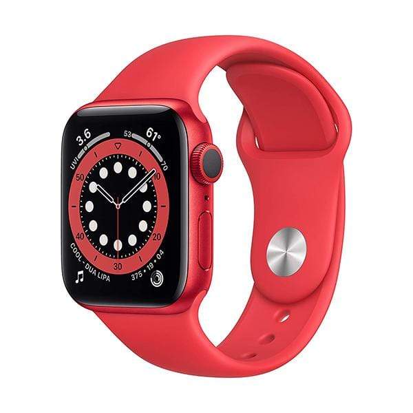 Apple Smartwatch, Smart Band & Activity Trackers Red Aluminum Case with Red Sport Band / Brand New / 1 Year New Apple Watch Series 6 (GPS, 40mm)