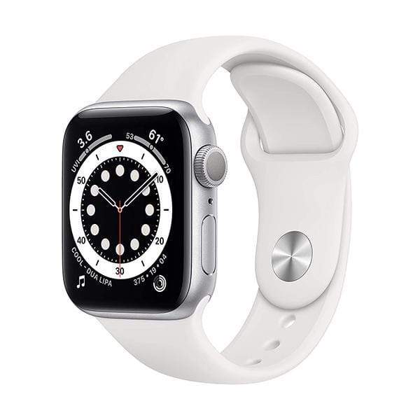 Apple Smartwatch, Smart Band & Activity Trackers Silver Aluminum Case with White Sport Band / Brand New / 1 Year New Apple Watch Series 6 (GPS, 40mm)