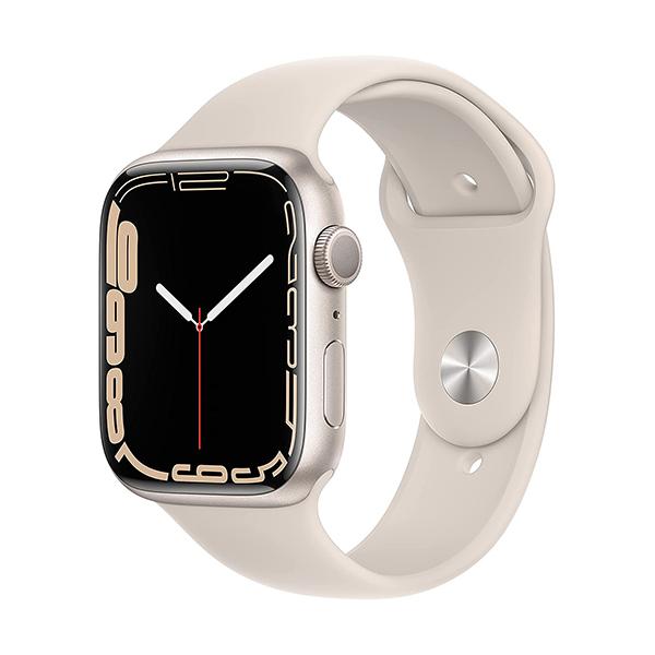 Apple Smartwatch, Smart Band & Activity Trackers Starlight / Brand New / 1 Year Apple Watch Series 7 GPS, 45mm Aluminum Case - Regular