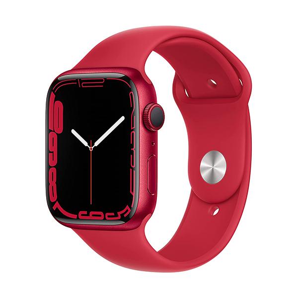Apple Smartwatch, Smart Band & Activity Trackers Red / Brand New / 1 Year Apple Watch Series 7 GPS, 45mm Aluminum Case - Regular