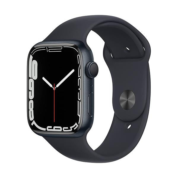 Apple Smartwatch, Smart Band & Activity Trackers Midnight / Brand New / 1 Year Apple Watch Series 7 GPS, 45mm Aluminum Case - Regular