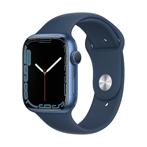 Apple Smartwatch, Smart Band & Activity Trackers Blue / Brand New / 1 Year Apple Watch Series 7 GPS, 45mm Aluminum Case - Regular