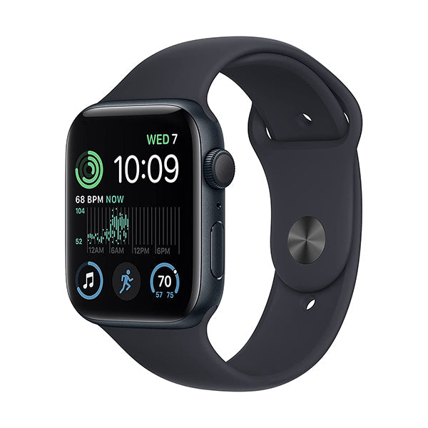 Apple Smartwatch, Smart Band & Activity Trackers Midnight / Brand New / 1 Year New Apple Watch SE (2nd Gen) GPS 44mm 2022 Smart Watch Fitness & Sleep Tracker, Crash Detection, Heart Rate Monitor, Retina Display, Water Resistant