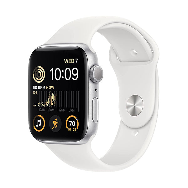 Apple Smartwatch, Smart Band & Activity Trackers Silver / Brand New / 1 Year New Apple Watch SE (2nd Gen) GPS 44mm 2022 Smart Watch Fitness & Sleep Tracker, Crash Detection, Heart Rate Monitor, Retina Display, Water Resistant