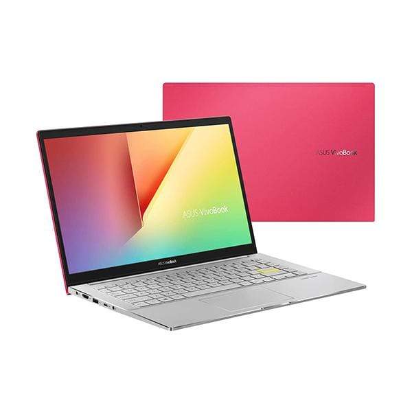 Asus Laptops Resolute Red / Brand New / 1 Year Asus Vivobook S14 S433FL Laptop, Intel i7-10510U 1.8 GHz, 8GB RAM, 512GB SSD, Shared VGA, 14 inches Full HD, Fingerprint, Windows 10, Eng-Arb-KB