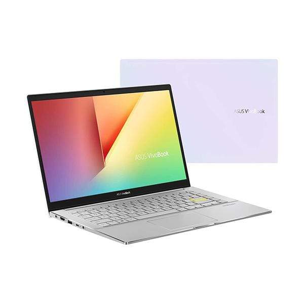 Asus Laptops Dreamy White / Brand New / 1 Year Asus Vivobook S14 S433FL Laptop, Intel i7-10510U 1.8 GHz, 8GB RAM, 512GB SSD, Shared VGA, 14 inches Full HD, Fingerprint, Windows 10, Eng-Arb-KB