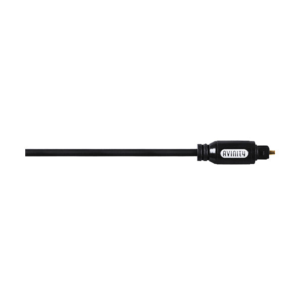 Avinity Cables Black / Brand New / 1 Year Avinity Optical Fibre Cable 3m, ODT PLUG (TOSLINK)