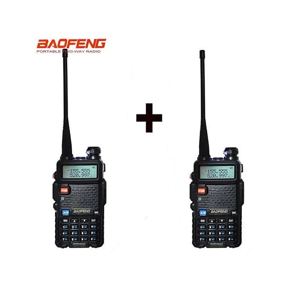 BaoFeng Two-Way Radios Brand New / Black / 1 Year Baofeng, Bf-5R Dual Band Two Way Radio walkie-talkie