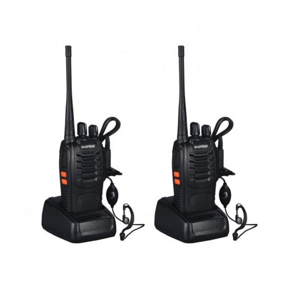 BaoFeng Two-Way Radios Brand New / Black / 1 Year BaoFeng, BF-888S UHF Long range walkie talkie, CTCSS DCS Portable Handheld Two-way radio