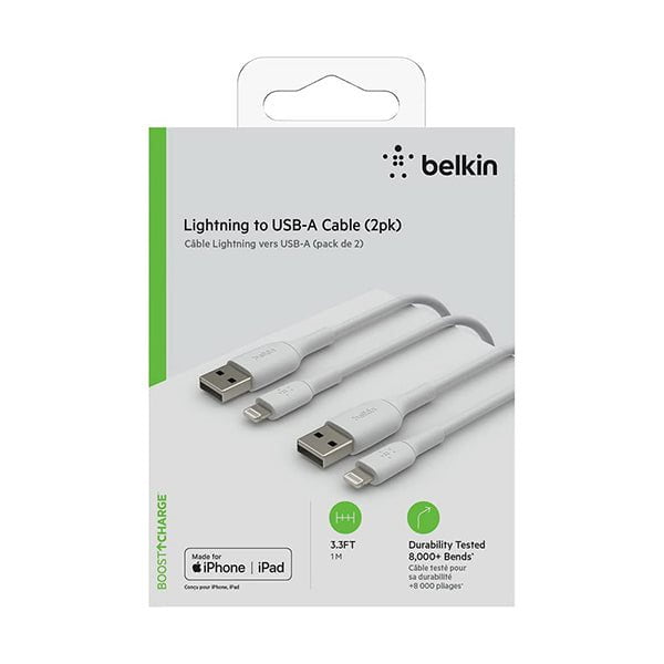 iPhone Charging Cable, Lightning Cable [3 Pack-1/2/3M] MFi
