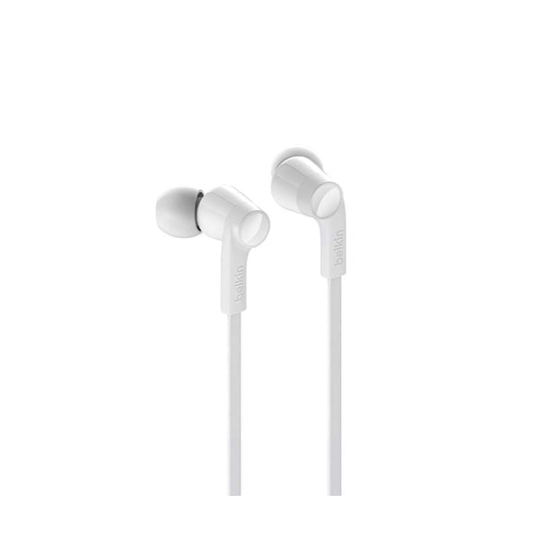 Belkin Headsets & Earphones White / Brand New / 1 Year Belkin, G3H0001BTWHT Sound Form Headphones with Lightning Connector, MFi Certified In-Ear Earphones HeadSet with Microphone, EarBuds with Water & Sweat Resistant for iPhone 13, Pro, Max, 12, Mini, and More
