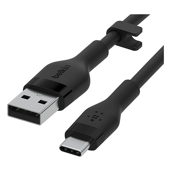 Belkin Mobiles & Tablets Cables & Connectors Black / Brand New / 1 Year Belkin, CAB009BT1MBK Boost Charge Flex Silicone USB Type C to C Cable (1M/3.3FT), USB-IF Certified Power Delivery PD Fast Charging Cable for MacBook Pro, iPad Pro, Galaxy S21, Ultra, Plus and More