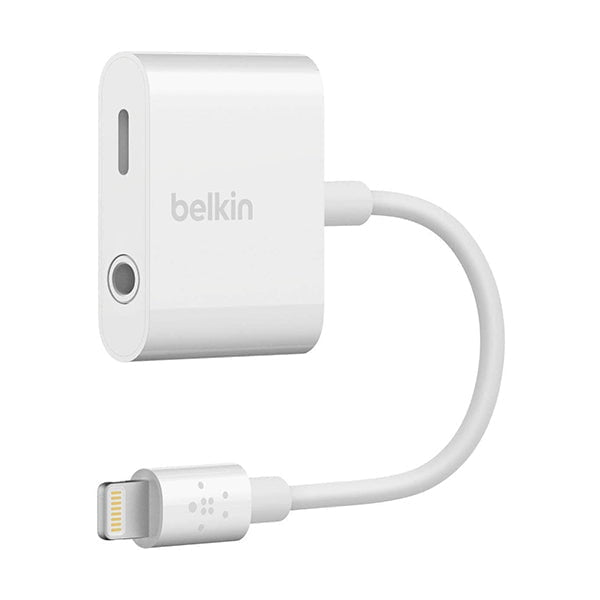 Belkin Mobiles & Tablets Cables & Connectors White / Brand New / 1 Year Belkin, F8J212btWHT 3.5mm Audio + Charge Rockstar (iPhone Aux Adapter)