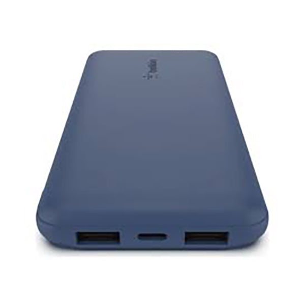Belkin Power Banks Blue / Brand New / 1 Year Belkin, BPB011BTBL USB C Portable Power Bank 10000 mAh with 1 USB C Port and 2 USB A Ports for up to 15W Charging for iPhone, Android, AirPods, iPad, and More , 10K